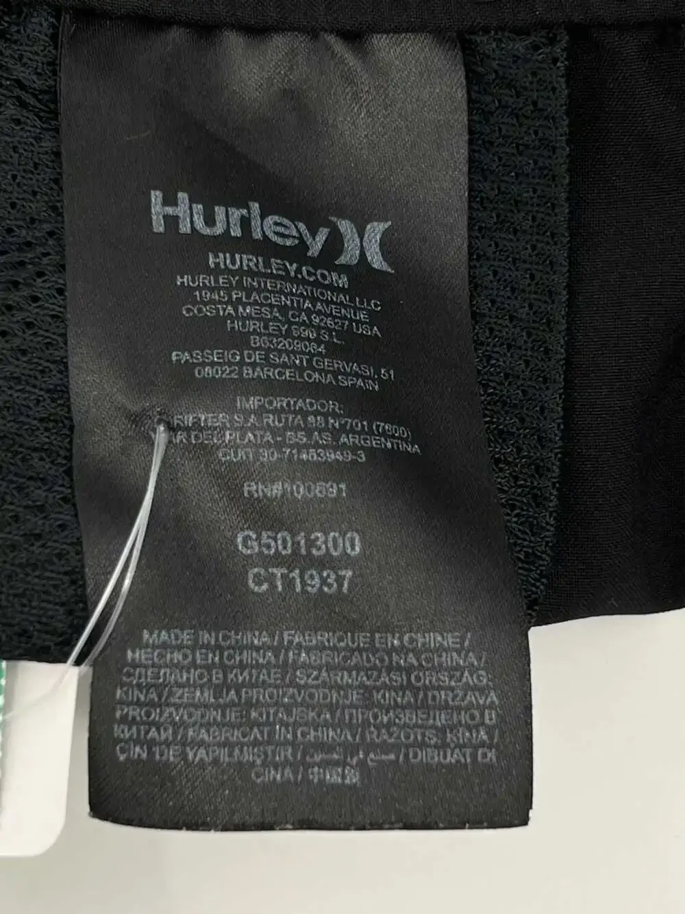Hurley Black Shorts | Men’s Regular L